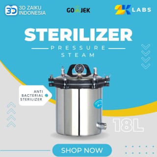 18L Stainless Steel Sterilizer Pressure Steam Autoclave Alat Medical